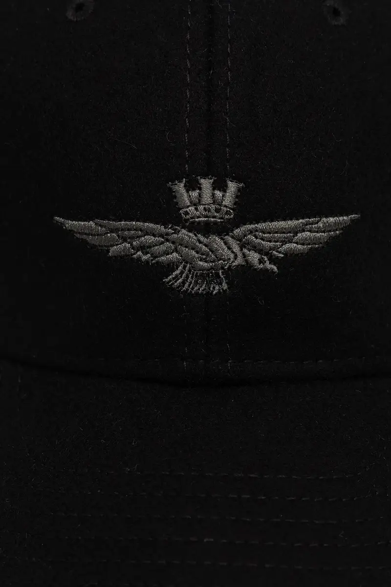 cappello da baseball con lana colore nero HA1085UCT02333 miniatura 2