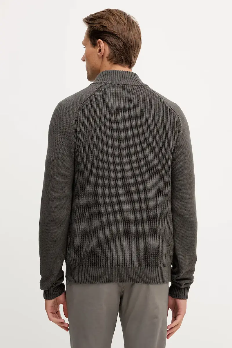 Aeronautica Militare Cardigan Uomo Grigio 3770143 miniatura 3