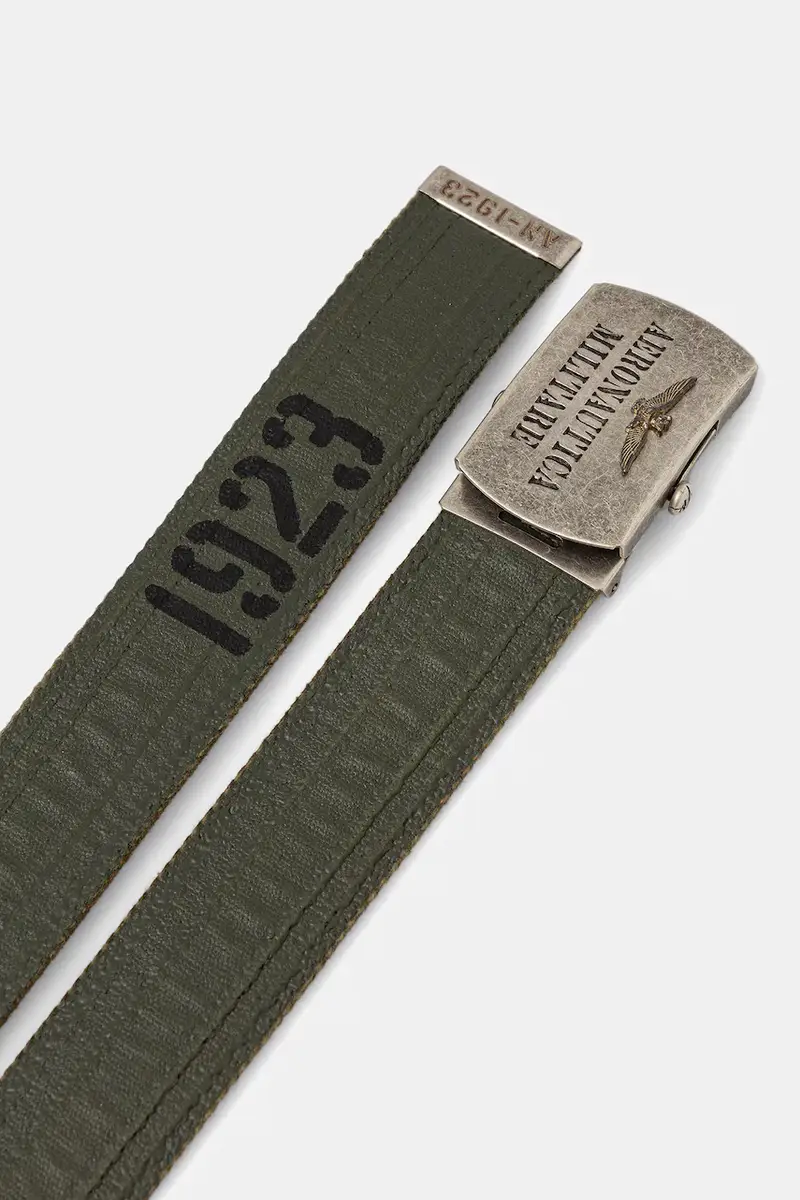 cintura in cotone uomo colore verde CI0317UCT03585 miniatura 2