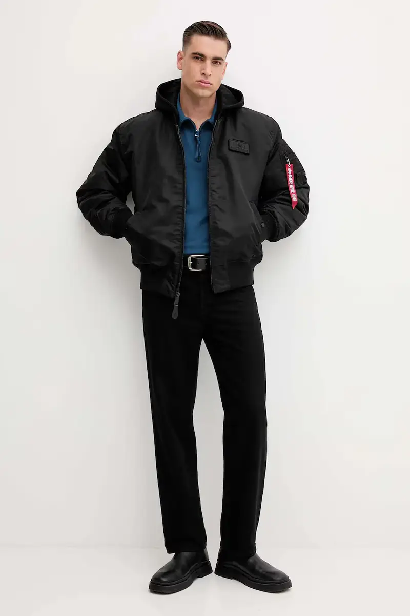 felpa uomo colore blu con applicazione FE2067UF00668 miniatura 2