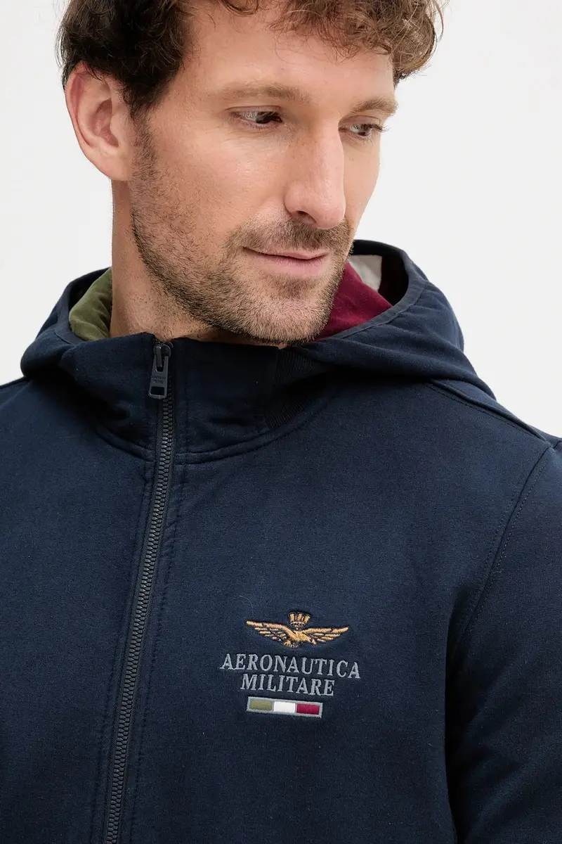 felpa uomo colore blu navy con cappuccio FE2078UF00662 miniatura 4