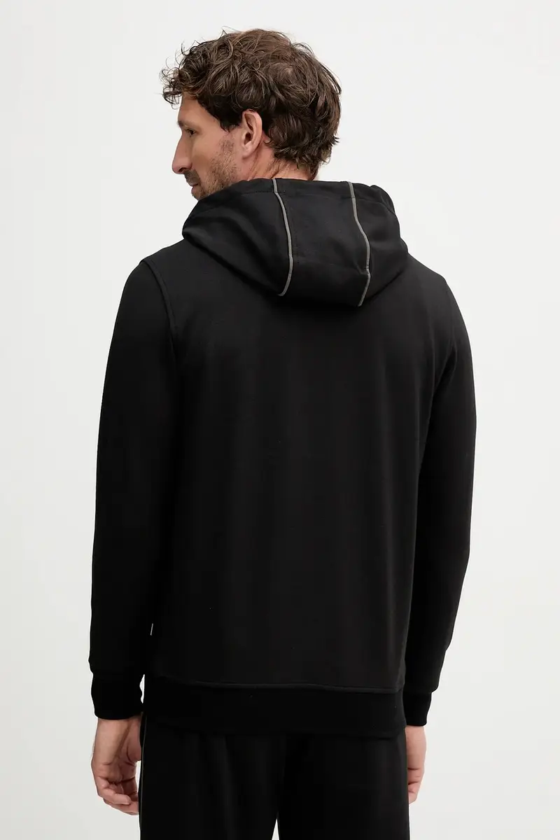 felpa uomo colore nero con cappuccio FE2064UF00667 miniatura 3