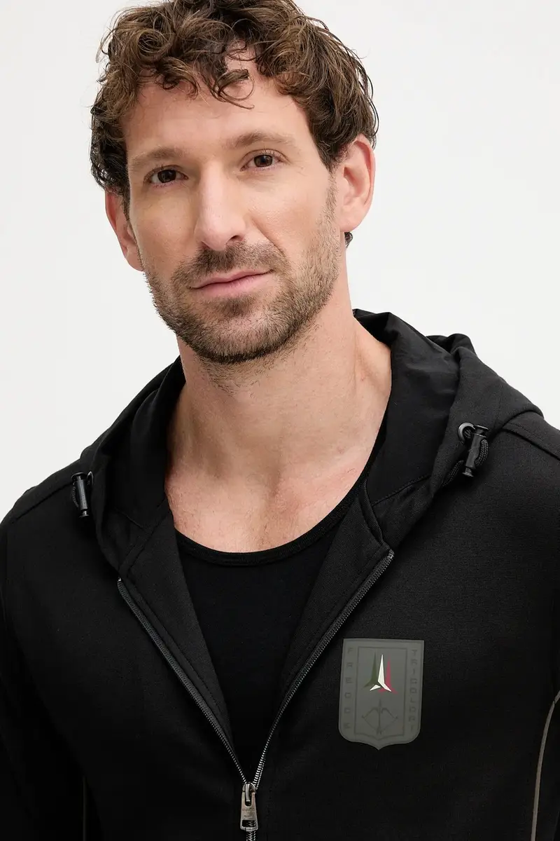 felpa uomo colore nero con cappuccio FE2064UF00667 miniatura 4