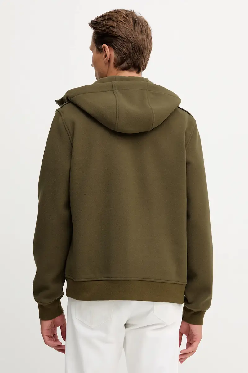 giacca in misto lana colore verde AM1381UL00902 miniatura 3