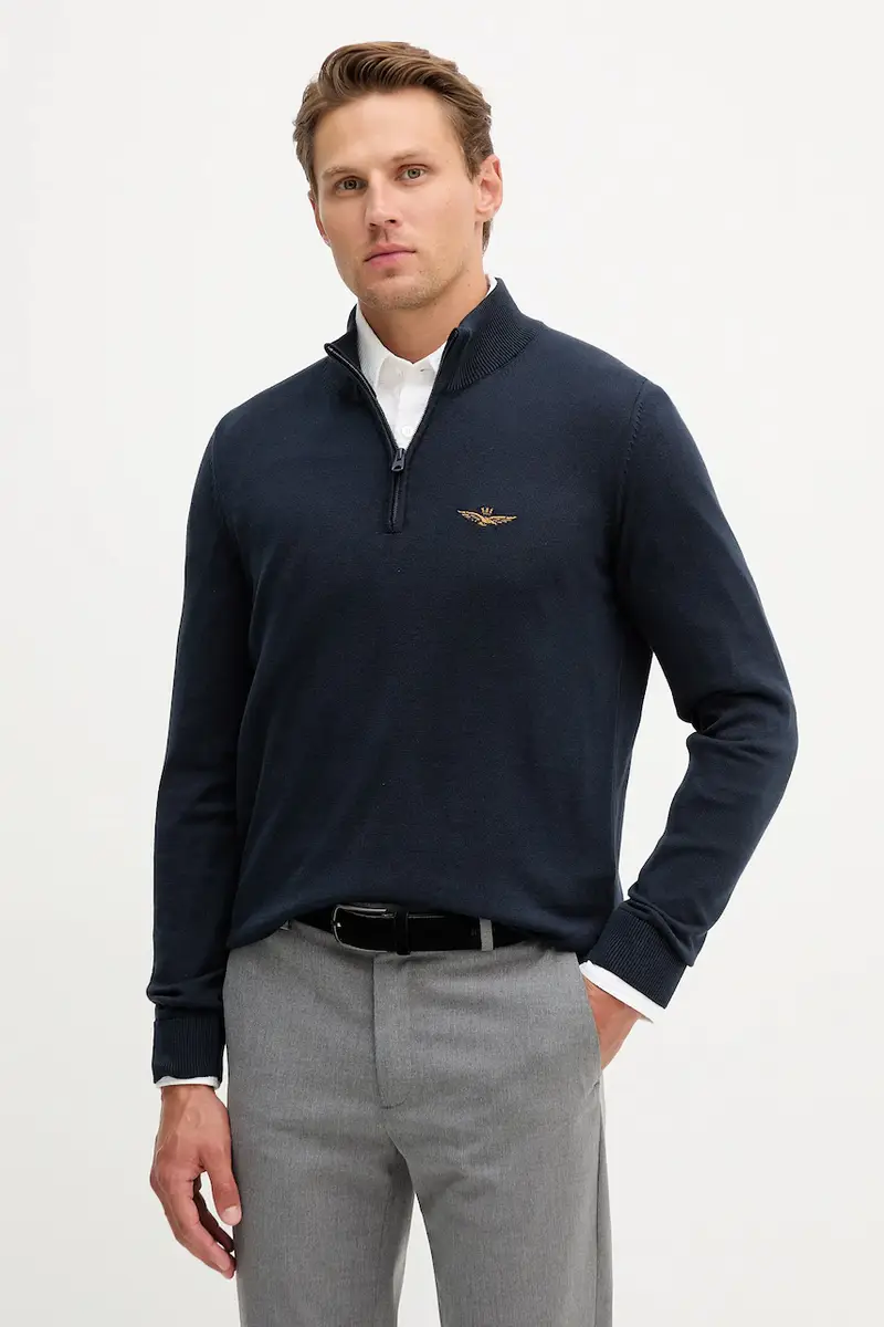 maglione in cotone Blu navy