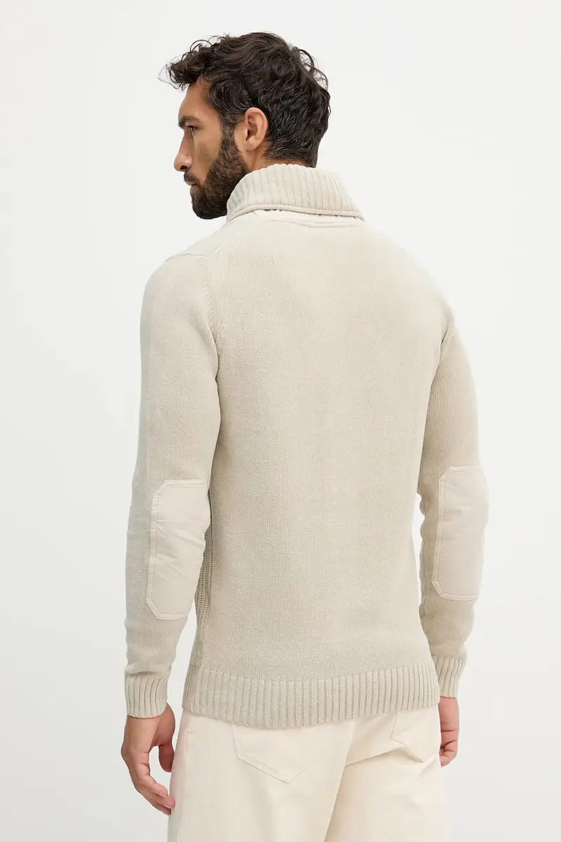 maglione in cotone uomo colore beige MA1574UL00539 miniatura 3