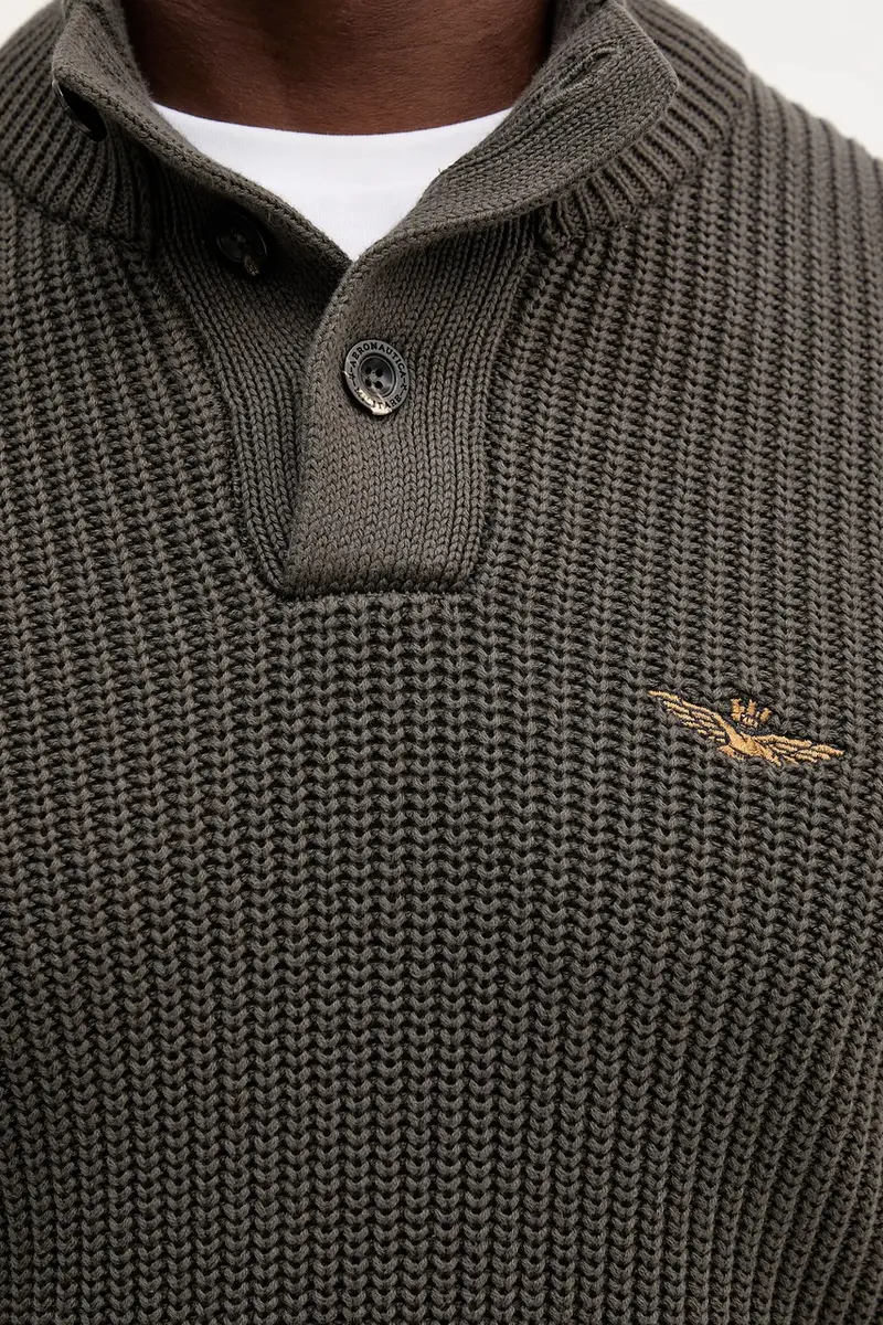 maglione in cotone uomo colore grigio MA1572UL00409 miniatura 5