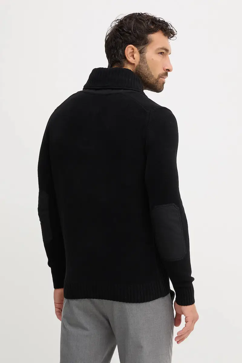 maglione in cotone uomo colore nero MA1574UL00539 miniatura 3