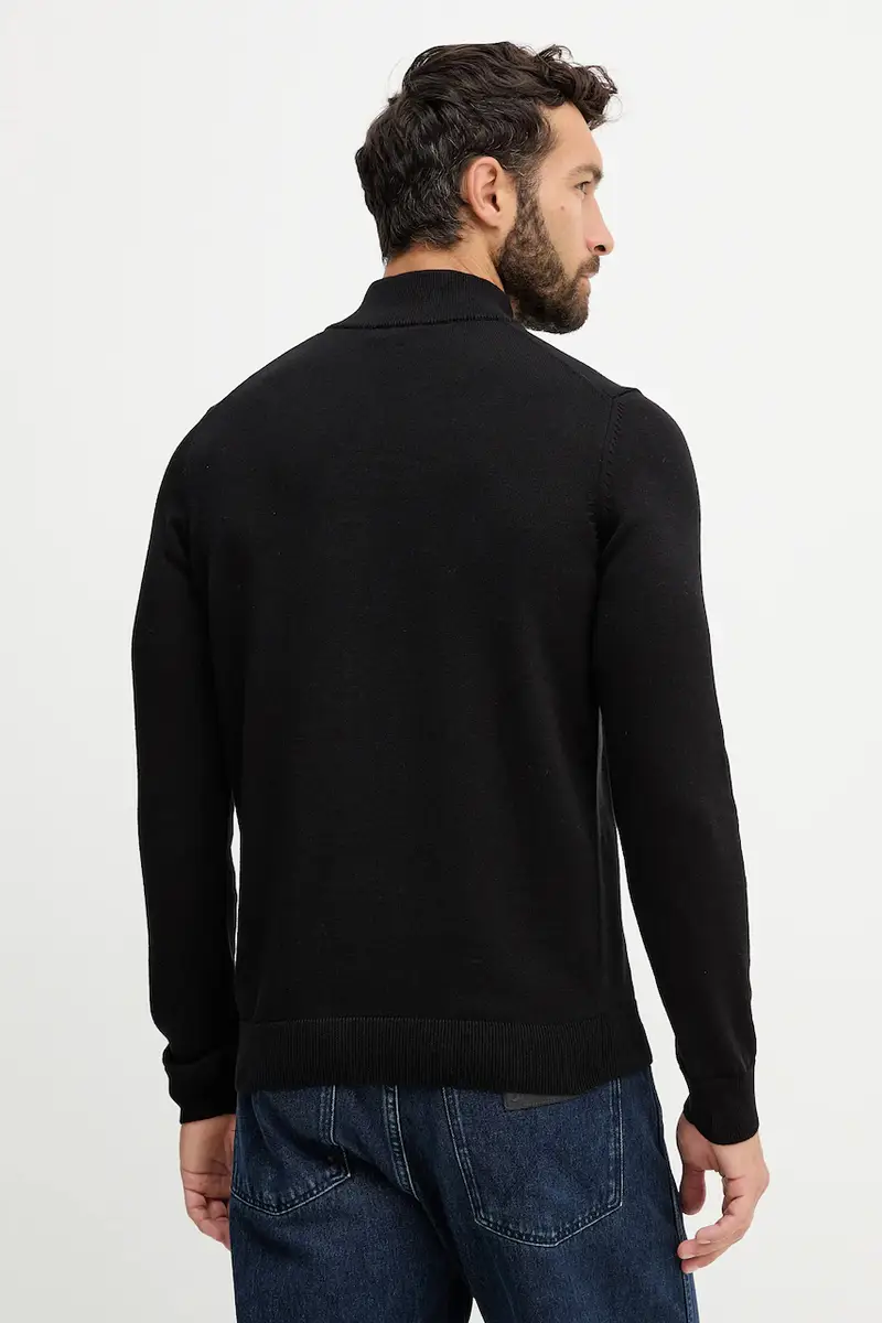 maglione in cotone uomo colore nero MA1578UL00506 miniatura 3