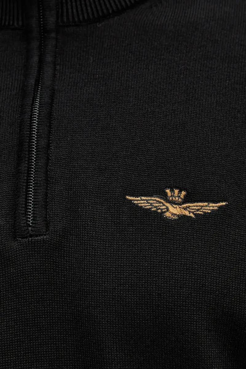 maglione in cotone uomo colore nero MA1578UL00506 miniatura 5