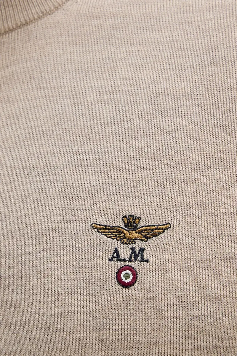 maglione in lana uomo colore beige MA1567UL00415 miniatura 5