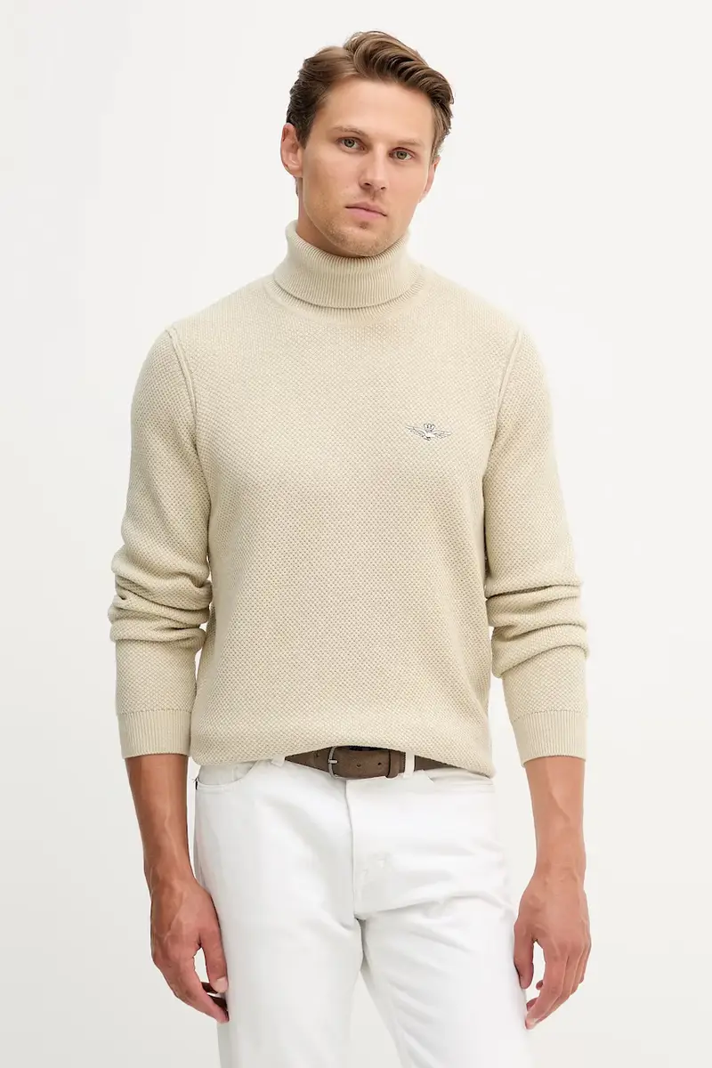 maglione in lana uomo colore beige MA1583UL00903