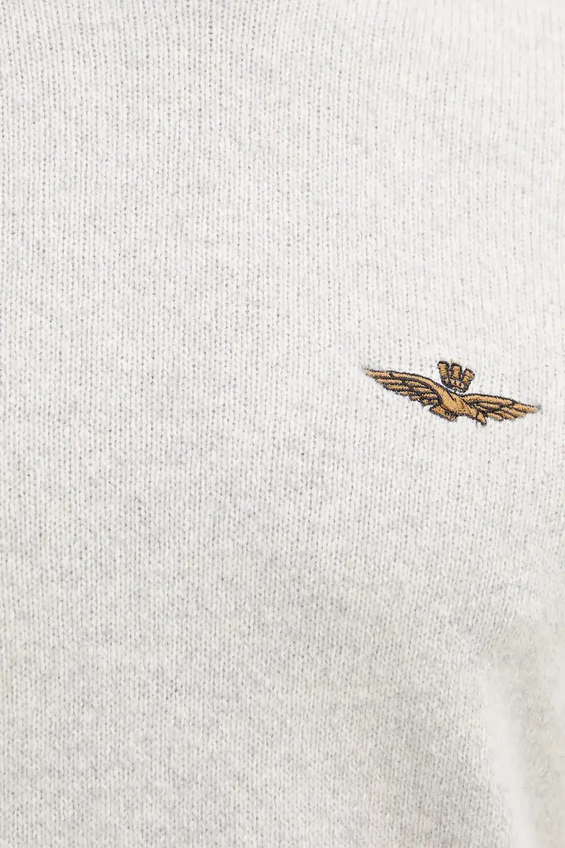 maglione in lana uomo colore grigio MA1608UL00924 miniatura 5