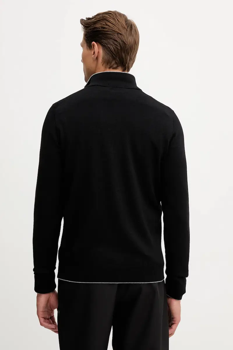 maglione in lana uomo colore nero MA1570UL00415 miniatura 3