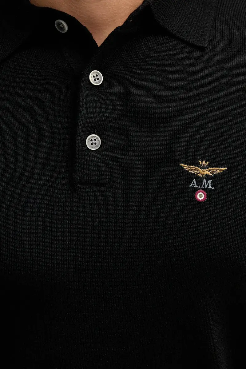 maglione in lana uomo colore nero MA1607UL00415 miniatura 5