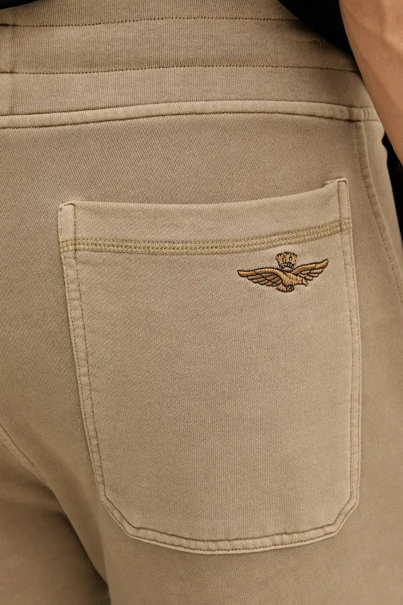 pantaloni tuta di cotone uomo colore beige PF1003UF00665 miniatura 4