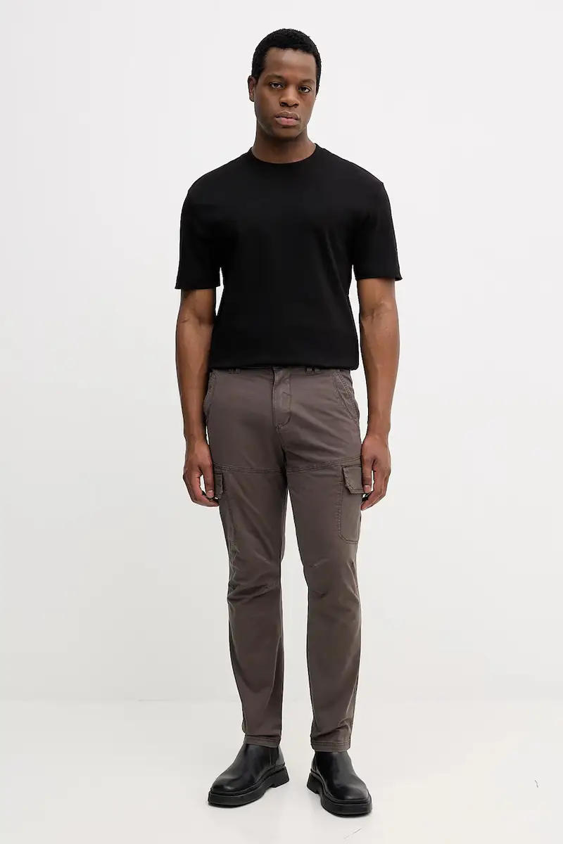 pantaloni uomo colore grigio PA1633UCT03399 miniatura 2