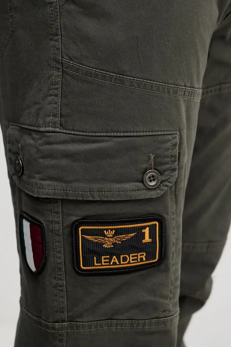 pantaloni uomo colore verde PA1688UCT03399 miniatura 5