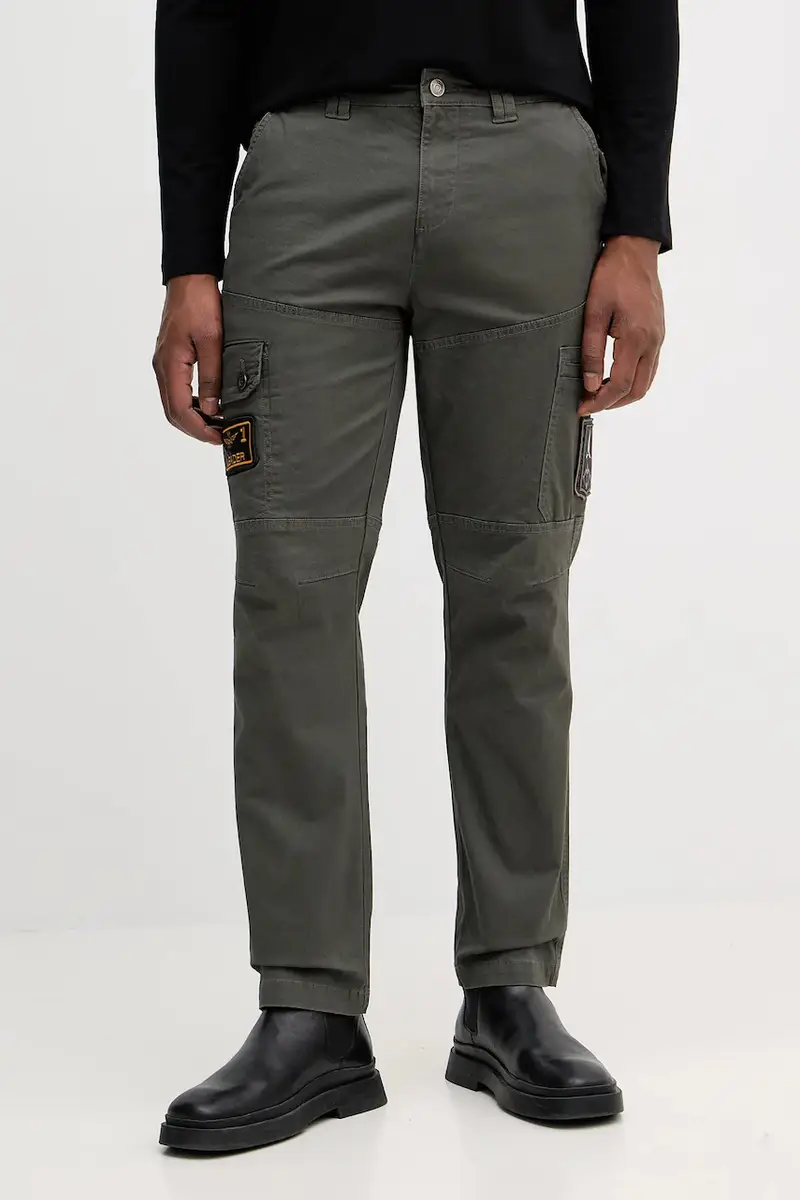 pantaloni uomo colore verde PA1688UCT03399