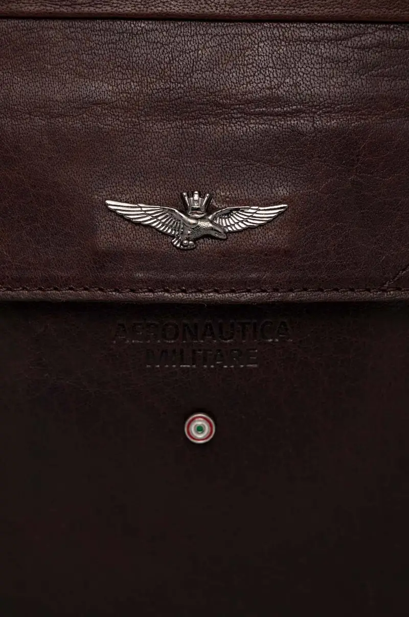 Aeronautica Militare Pochette Marrone 3771332 miniatura 4
