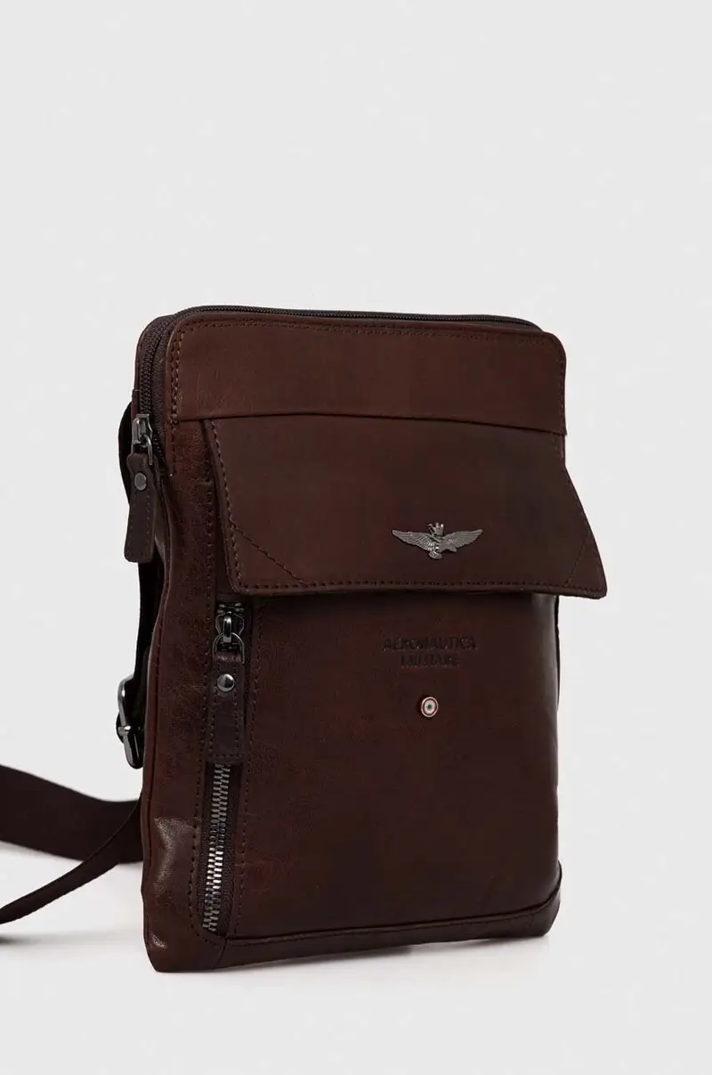 Aeronautica Militare Pochette Marrone 3771334 miniatura 2
