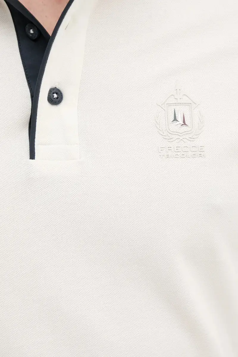 Aeronautica Militare Polo Uomo Beige 3292088 miniatura 5