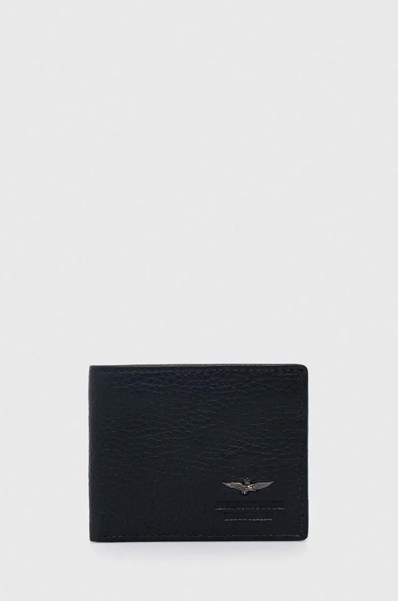 portafoglio in pelle uomo Blu navy