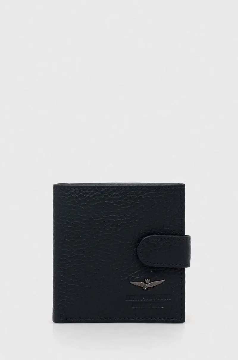 portafoglio in pelle uomo Blu navy