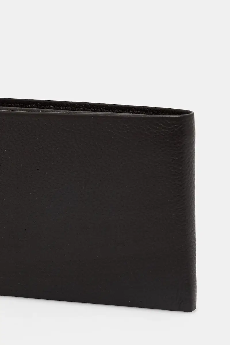 portafoglio in pelle uomo Marrone miniatura 3