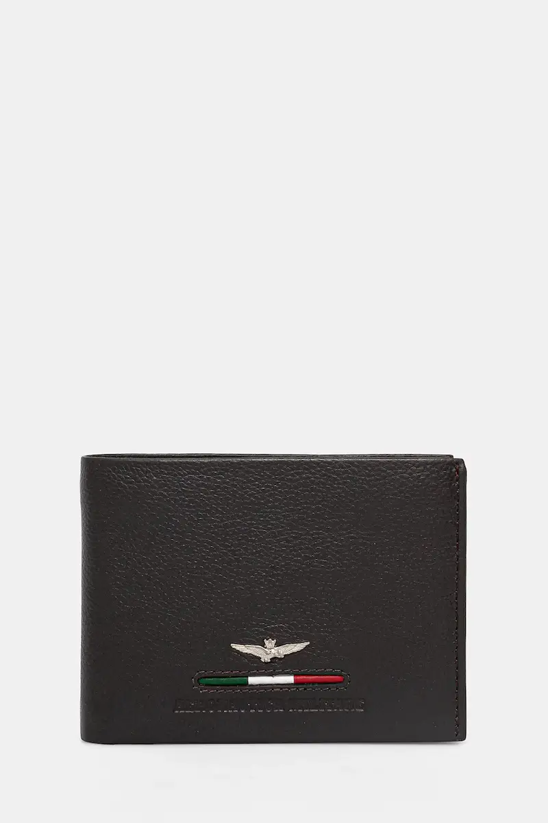 portafoglio in pelle uomo Marrone