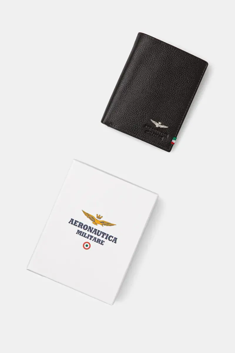 portafoglio in pelle uomo Marrone miniatura 5