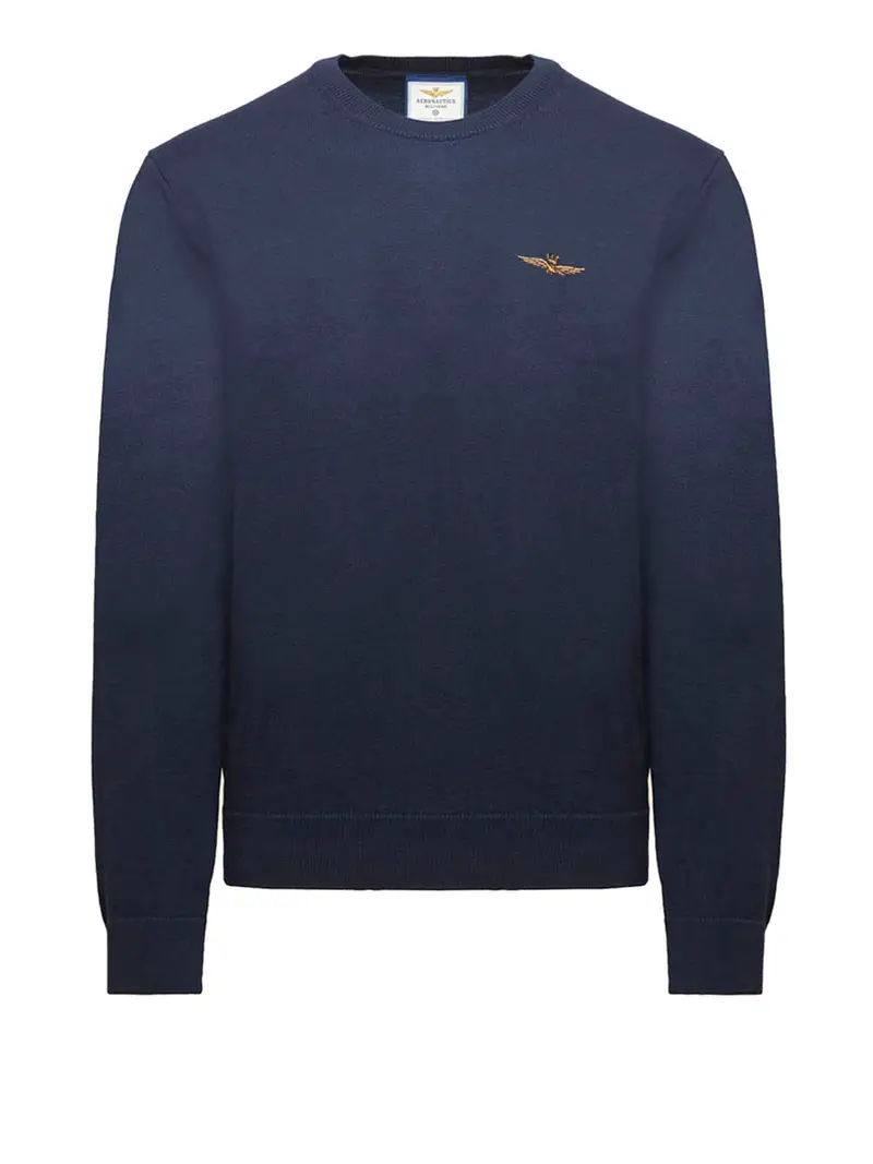 pullover aeronautica militare da uomo - blu