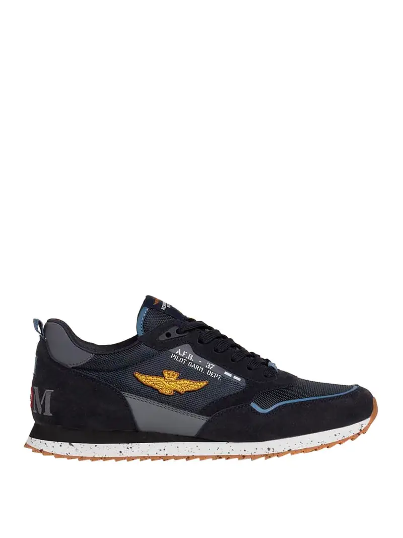 sneakers aeronautica militare da uomo - blu