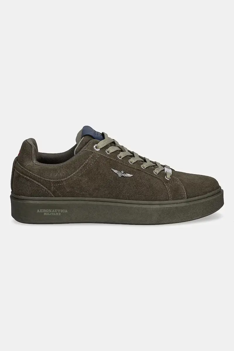 sneakers in camoscio SNEAKERS uomo colore verde 252SC0307UPL00278 miniatura 2