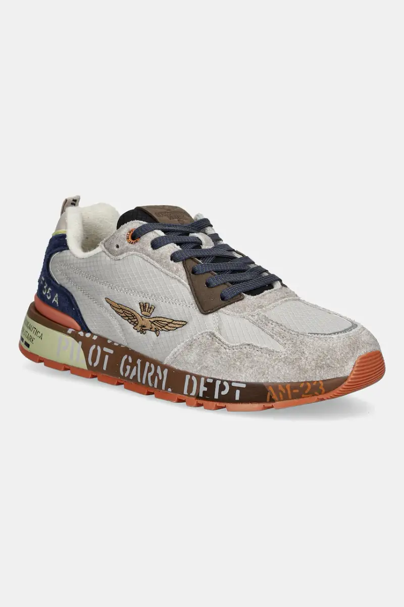 sneakers in pelle SNEAKERS uomo colore beige 252SC0276UCT03546