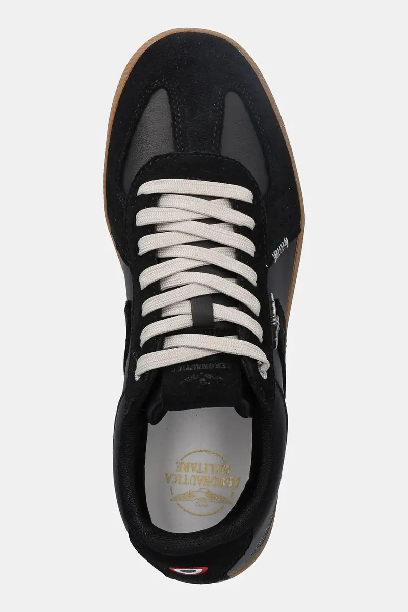 sneakers in pelle SNEAKERS uomo colore nero 252SC0315UPL00244 miniatura 4