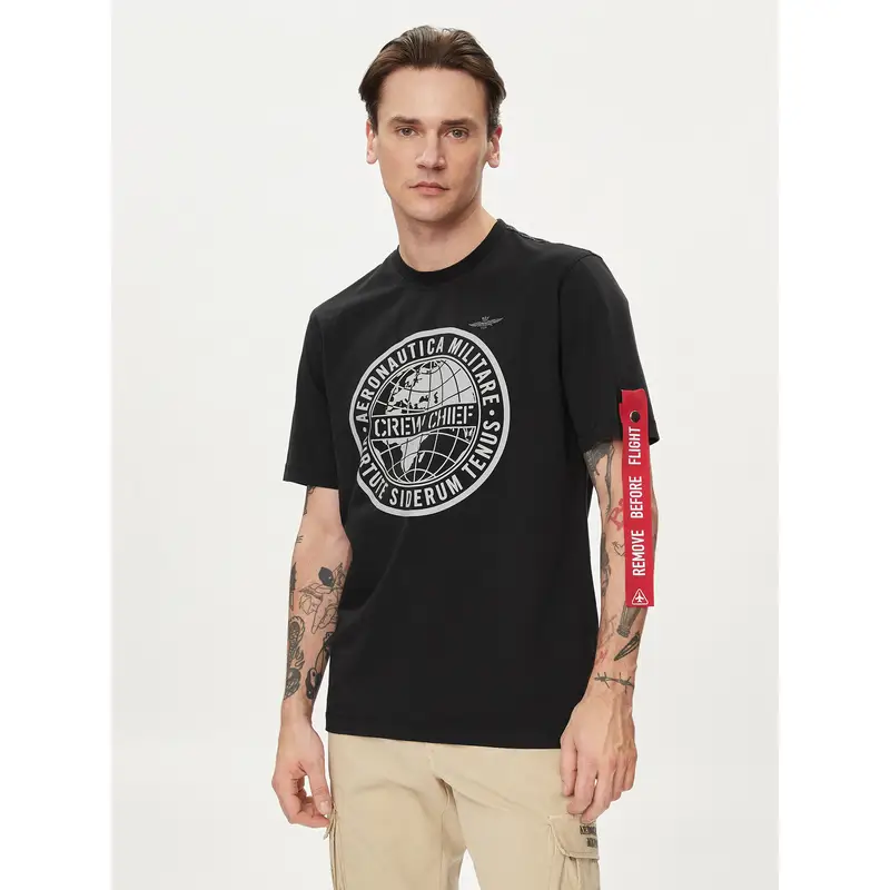 Aeronautica Militare T-shirt Nero 3204940