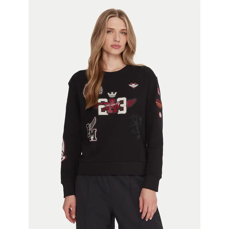 T-shirt 242FE1970DF567 Nero Regular Fit