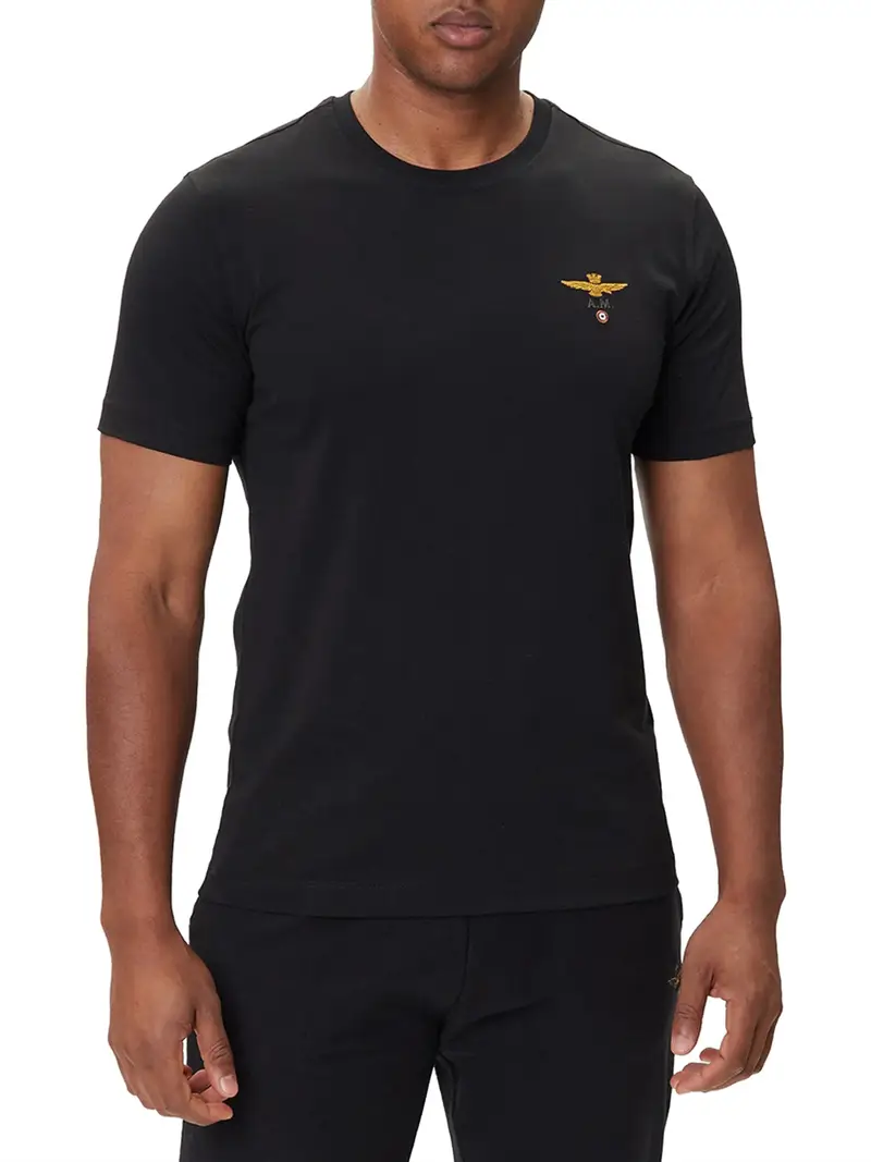 Aeronautica Militare T-shirt Uomo Nero 3493834