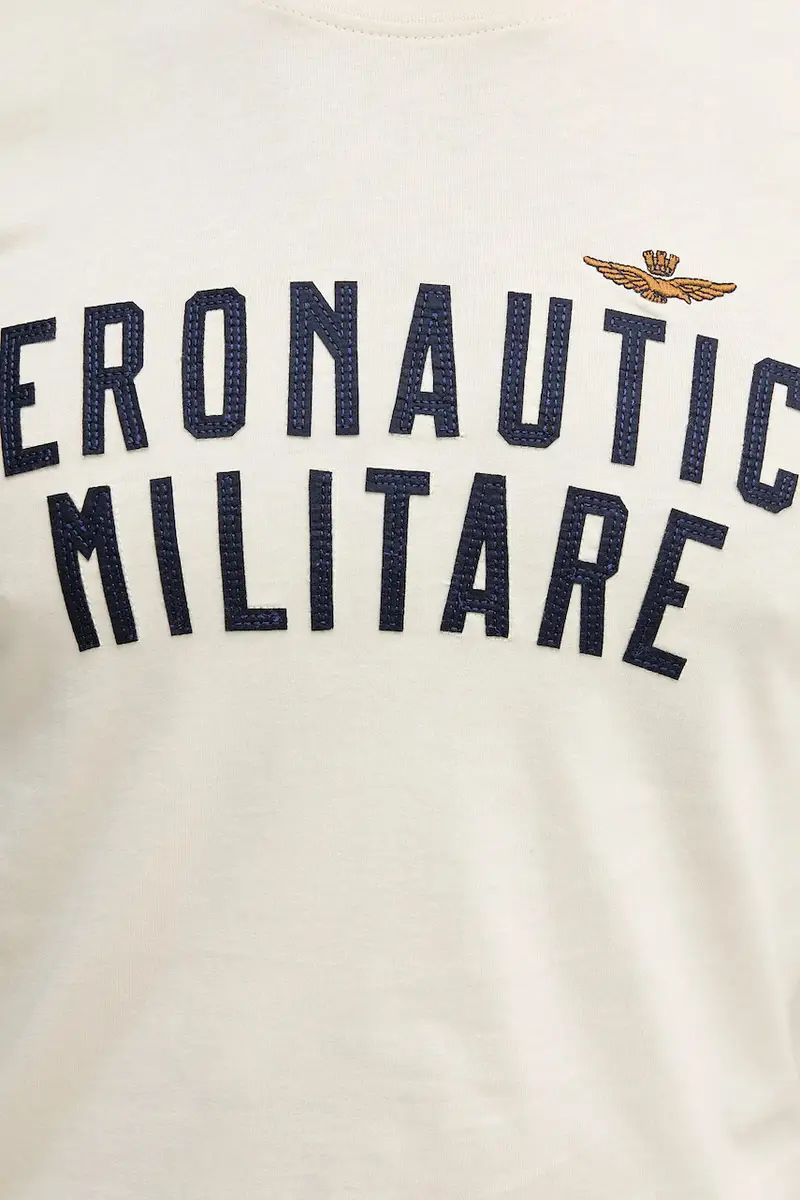 Aeronautica Militare T-shirt Uomo Beige 3764968 miniatura 5