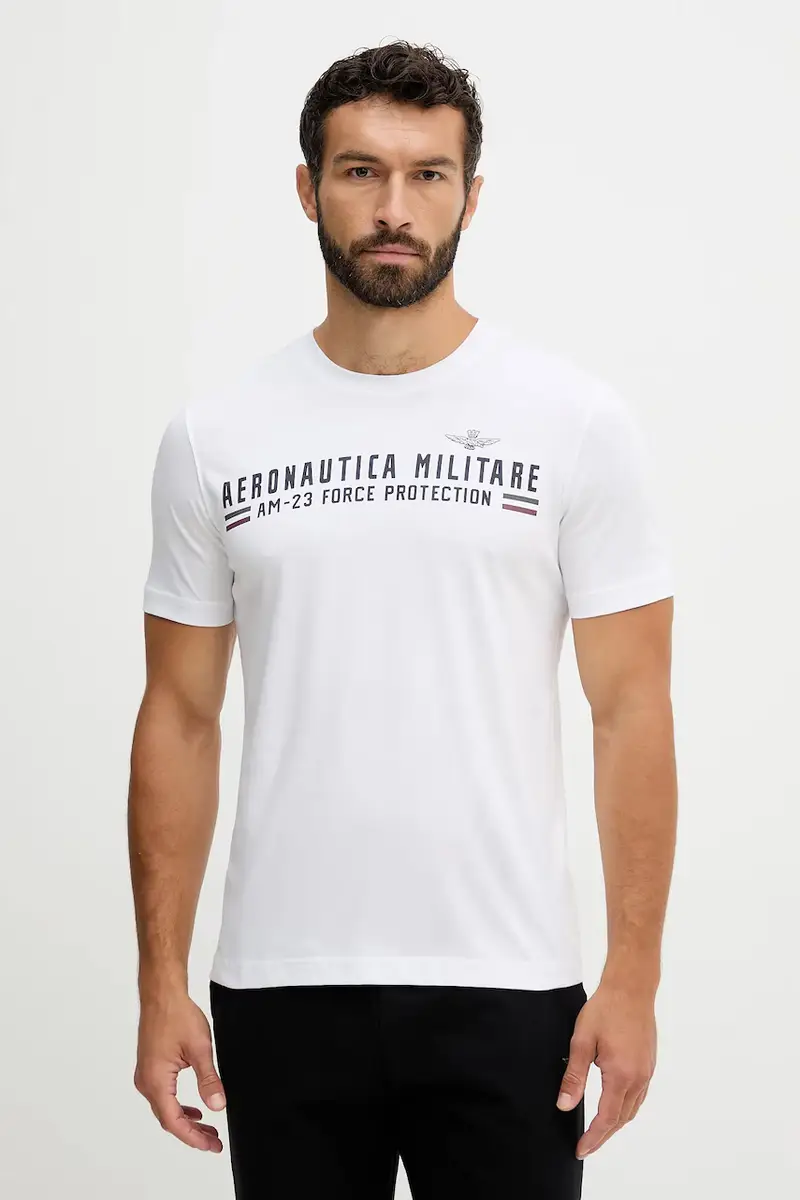 Aeronautica Militare T-shirt Uomo Bianco 3766185