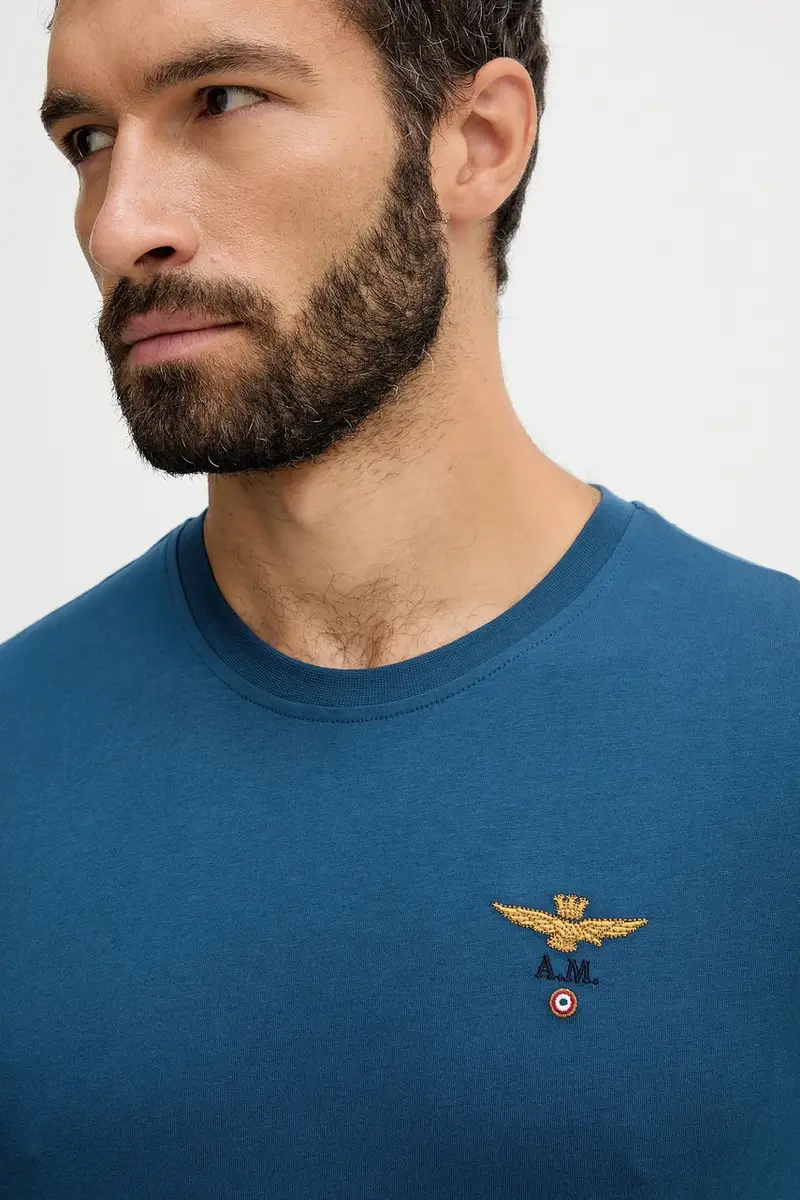 Aeronautica Militare T-shirt Uomo Blu 3766650 miniatura 3