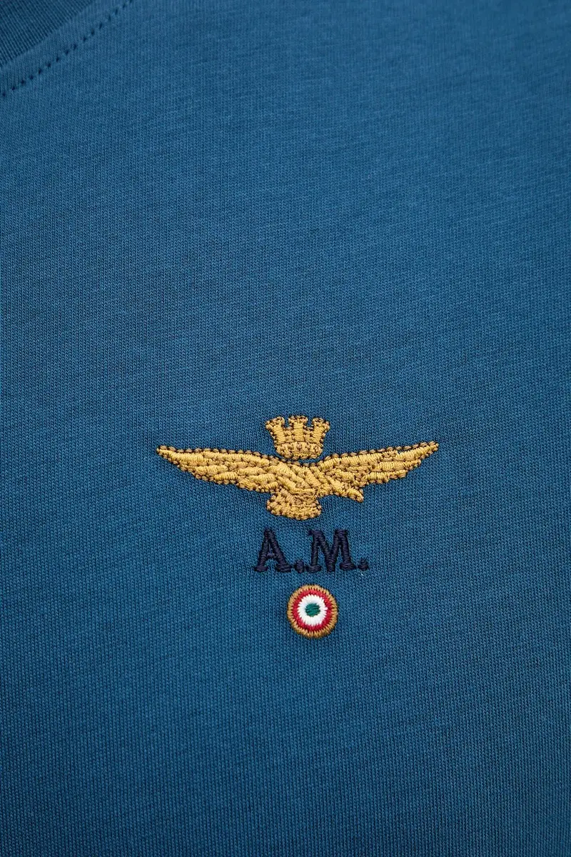 Aeronautica Militare T-shirt Uomo Blu 3766650 miniatura 4