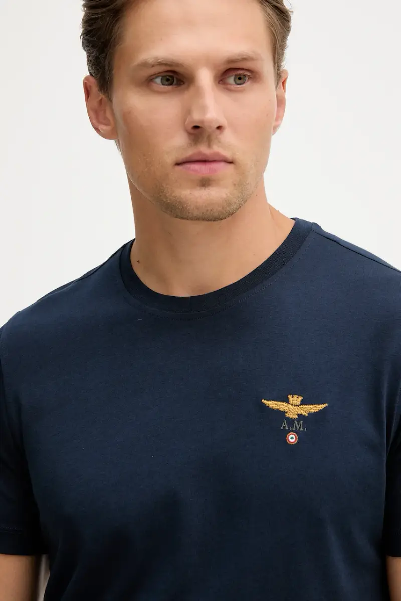 Aeronautica Militare T-shirt Uomo Blu 3767667 miniatura 4