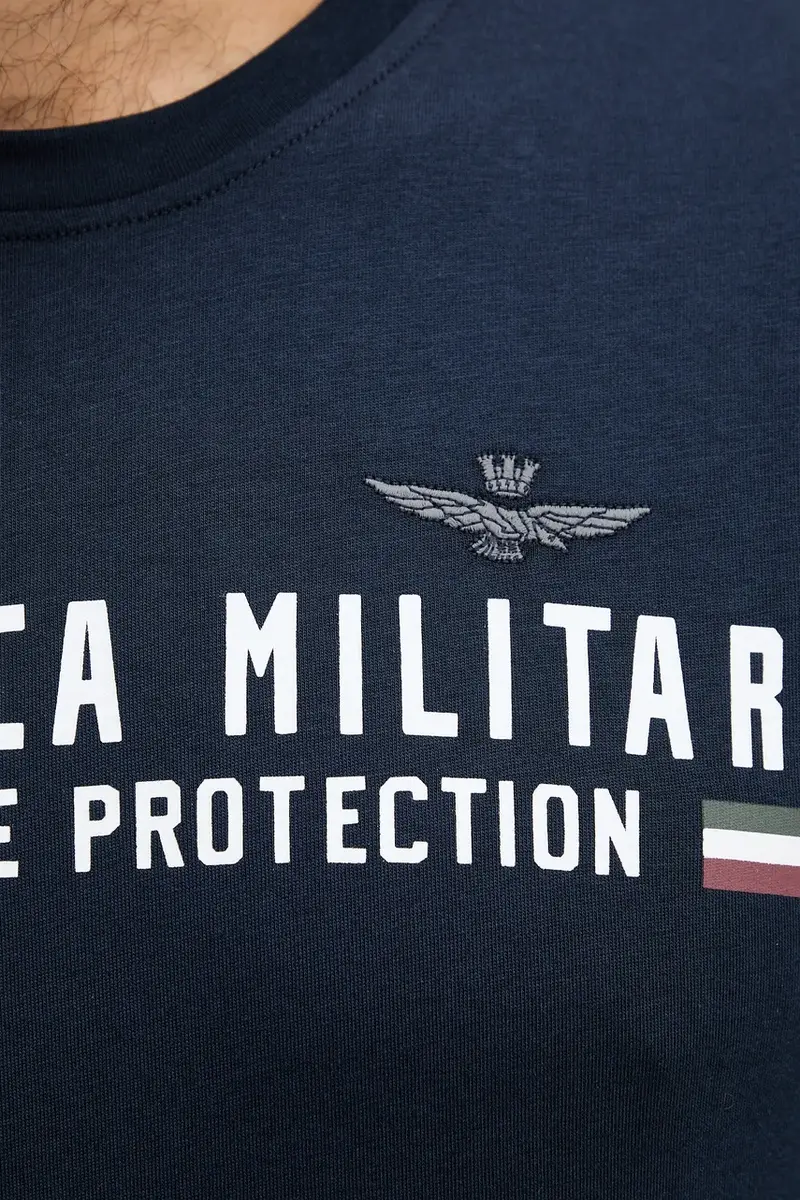 Aeronautica Militare T-shirt Uomo Blu 3767686 miniatura 4
