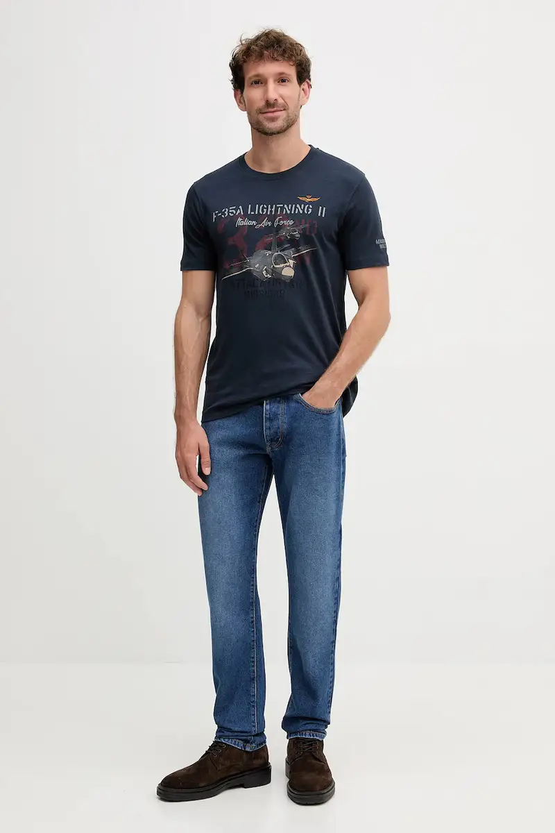 Aeronautica Militare T-shirt Uomo Blu 3767692 miniatura 2