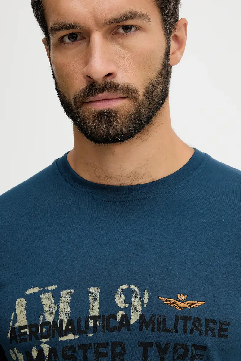 Aeronautica Militare T-shirt Uomo Blu 3766652 miniatura 3