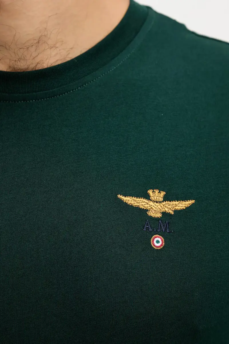 Aeronautica Militare T-shirt Uomo Verde 3781044 miniatura 4