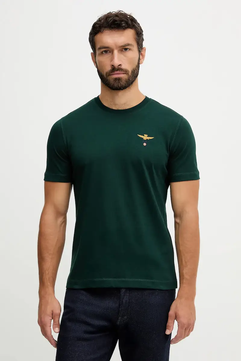 Aeronautica Militare T-shirt Uomo Verde 3781044
