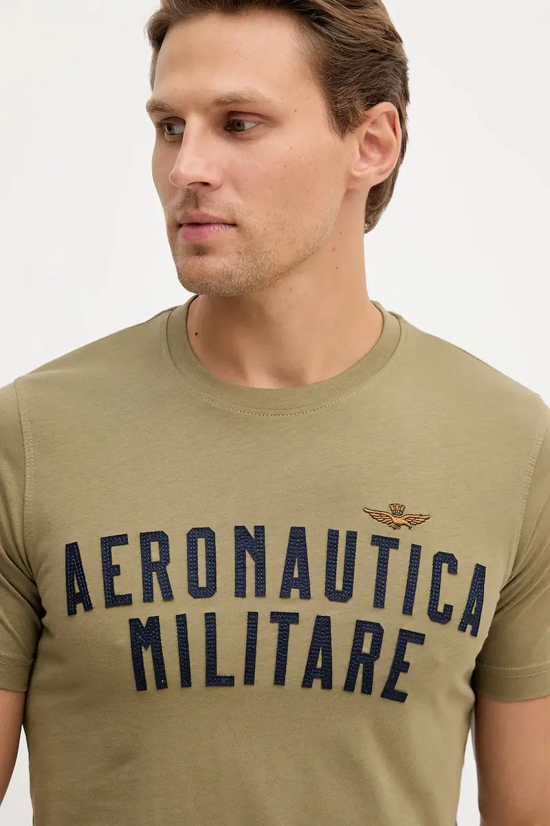 Aeronautica Militare T-shirt Uomo Verde 3781041 miniatura 4
